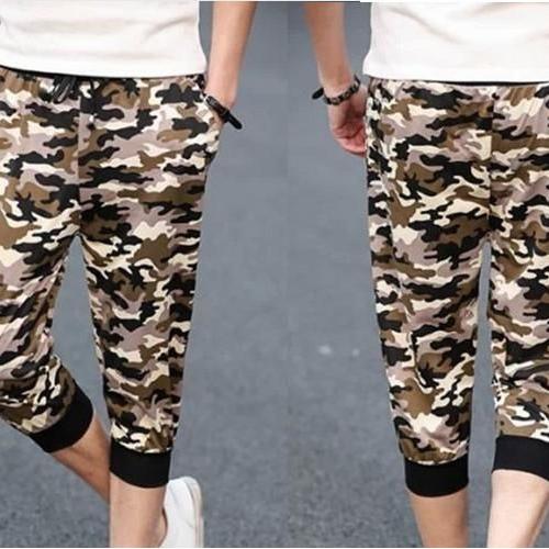 Pantacourt discount camouflage homme